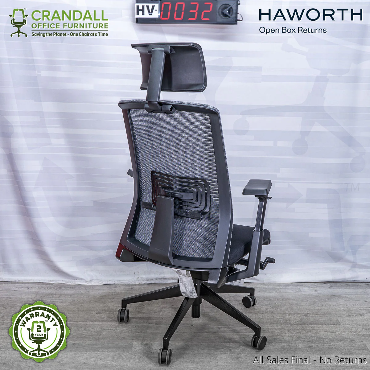 HV-0032 - Haworth Very with Headrest - Image 2