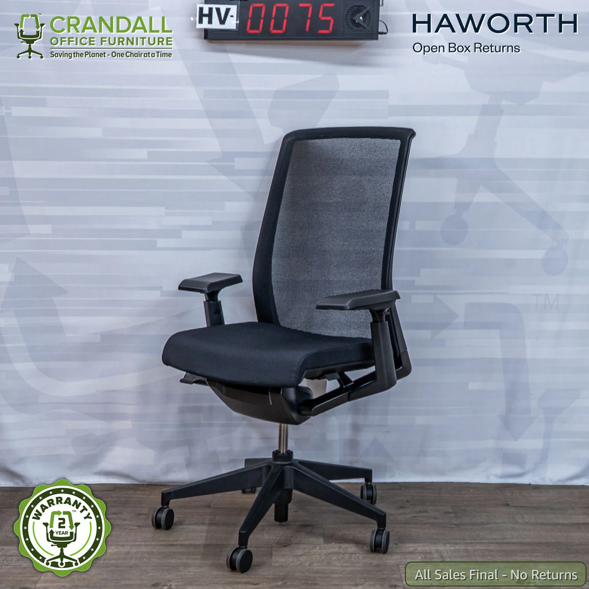 HV-0075 - Haworth Open Box Returns Very