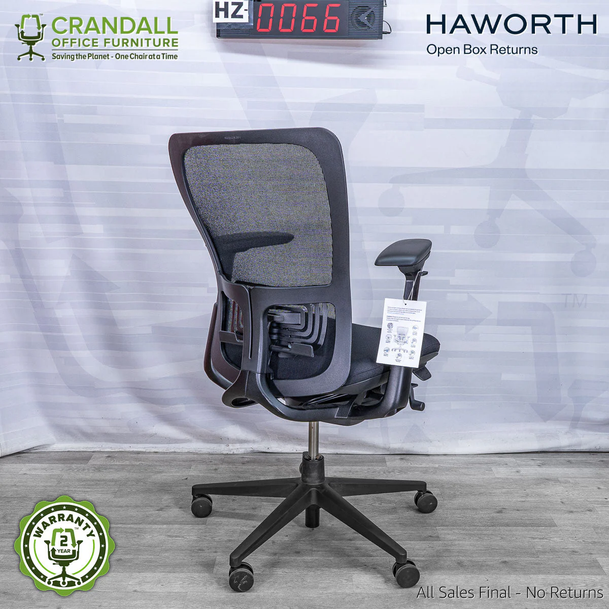 HZ-0066 - Haworth Open Box Zody - Image 2