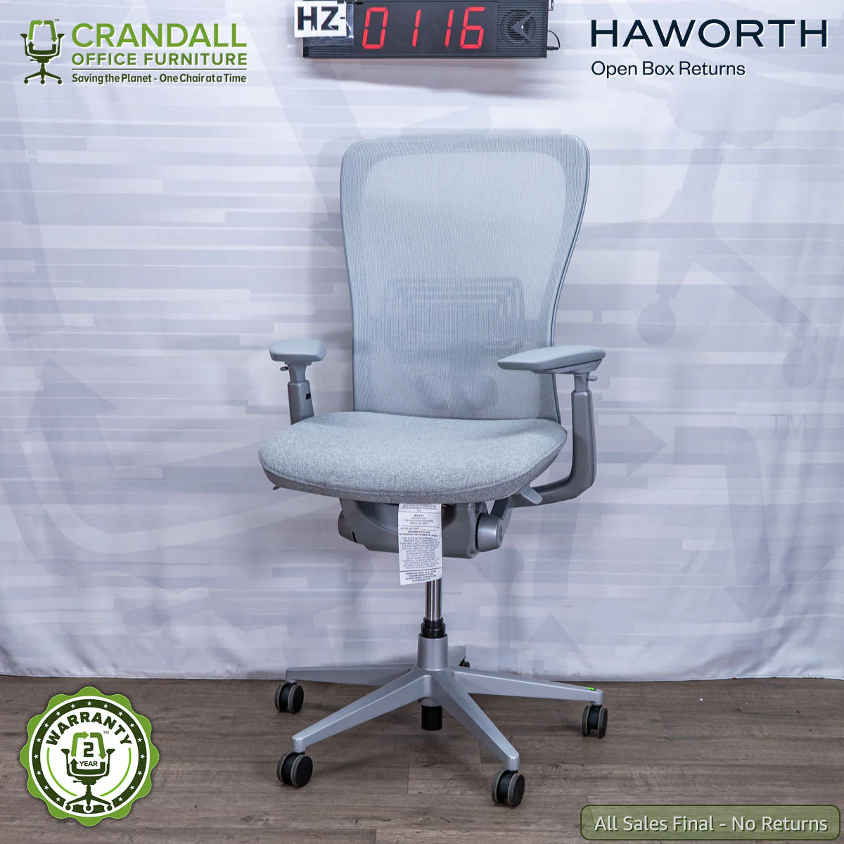 HZ-0116 - Haworth Open Box Returns Zody
