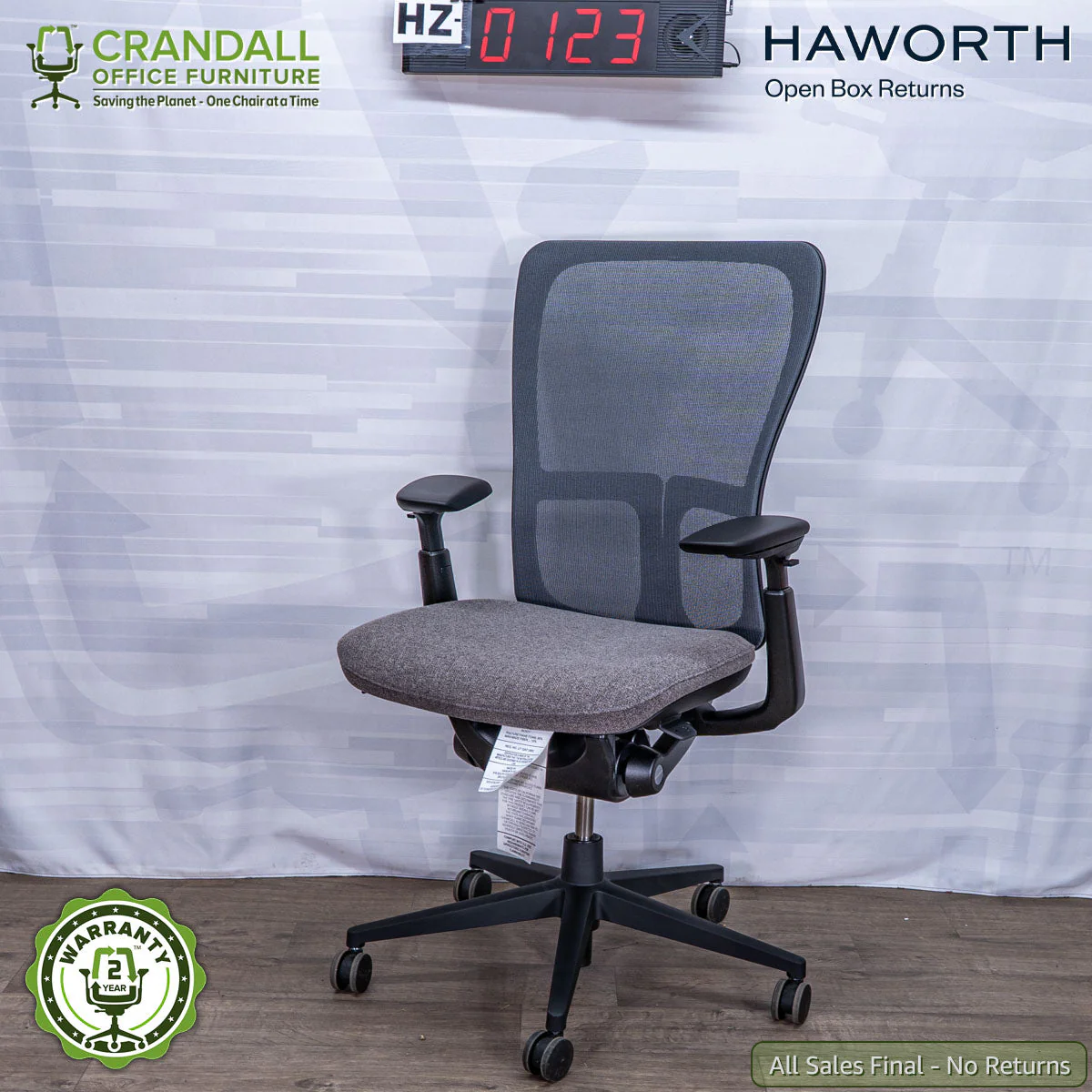 HZ-0123 - Haworth Open Box Returns Zody