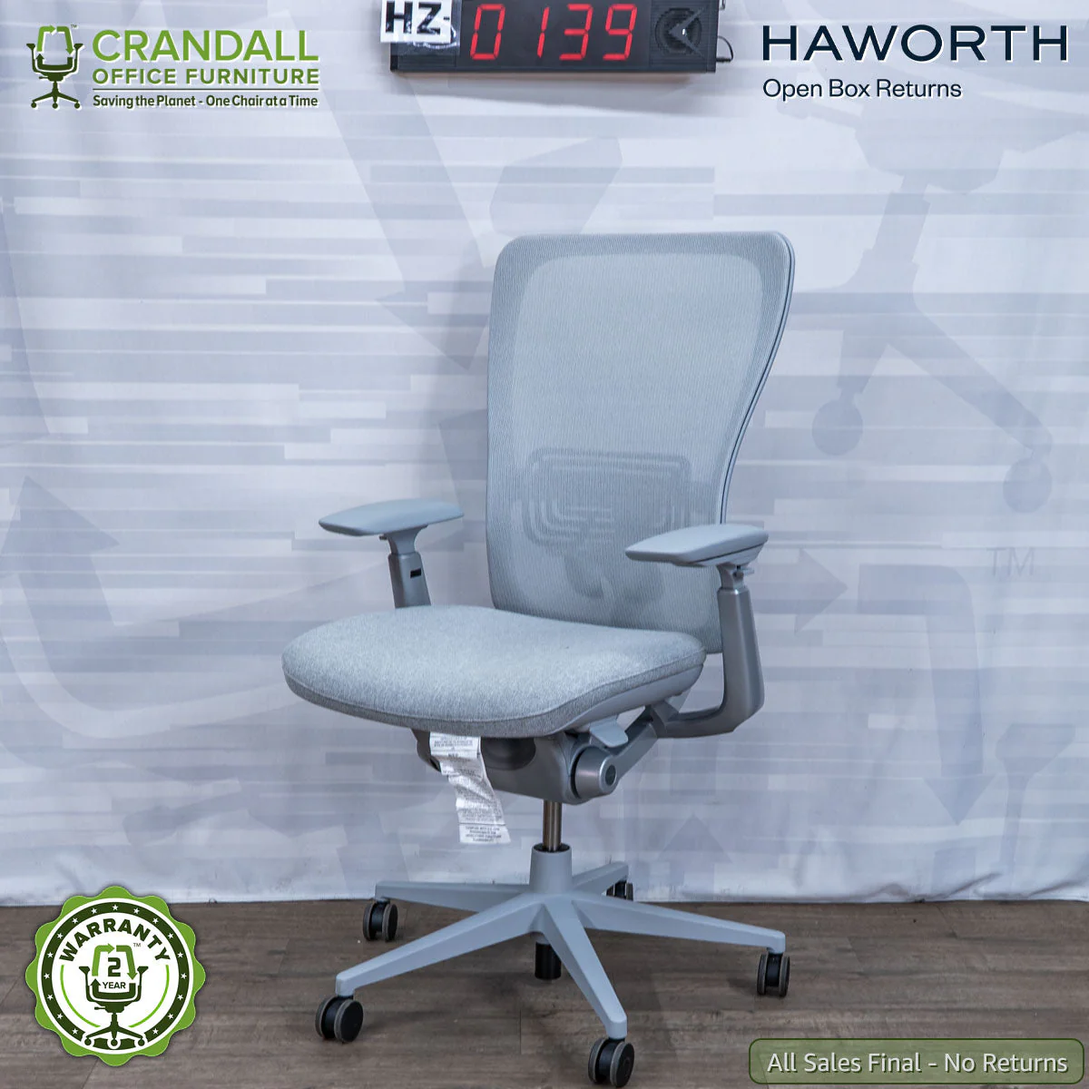 HZ-0139 - Haworth Open Box Returns Zody