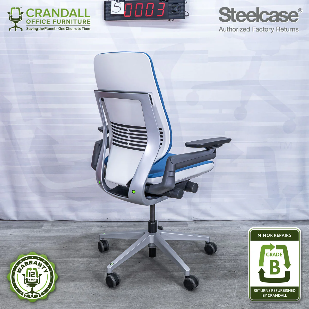 S-0003 - Steelcase Gesture - Grade B - Image 2
