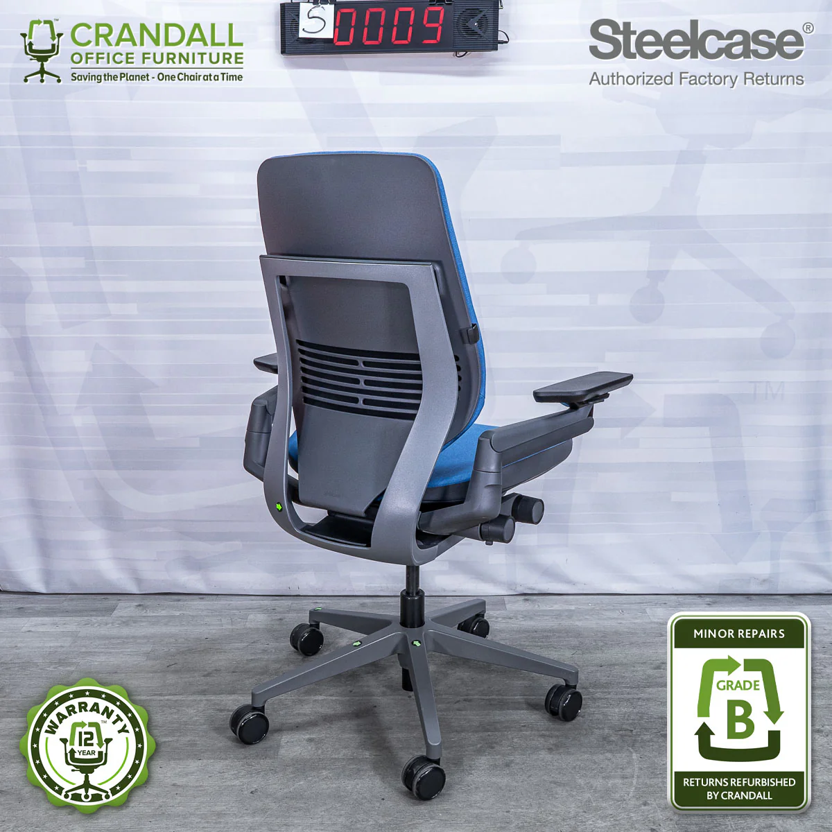 S-0009 - Steelcase Gesture - Grade B - Image 2