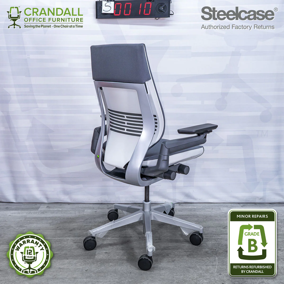 S-0010 - Steelcase Gesture - Grade B - Image 2