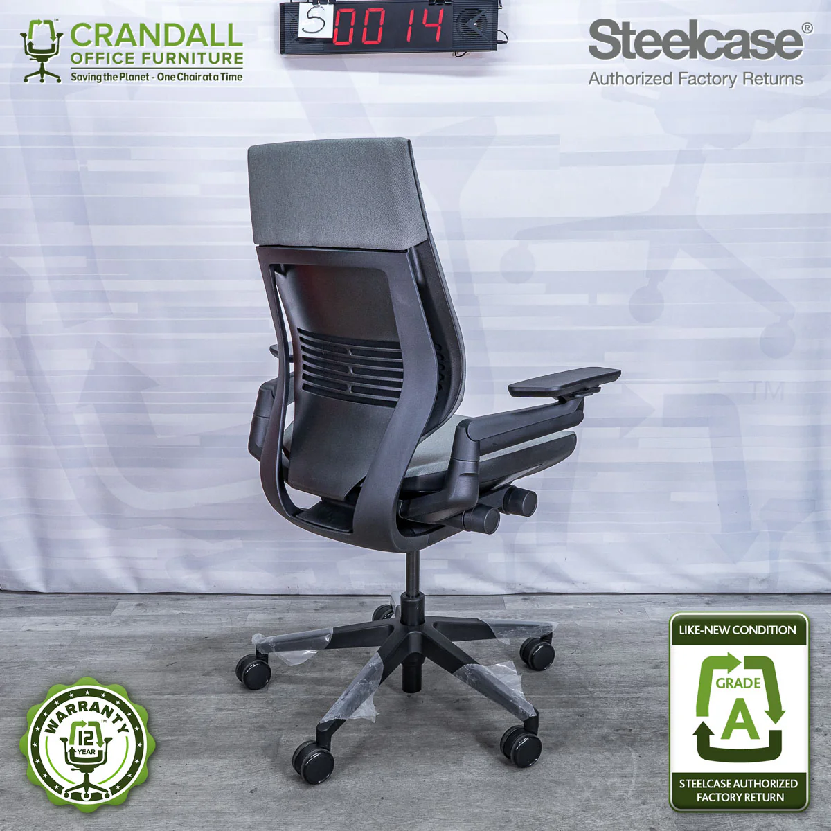 S-0014 - Steelcase Gesture - Grade A - Image 2
