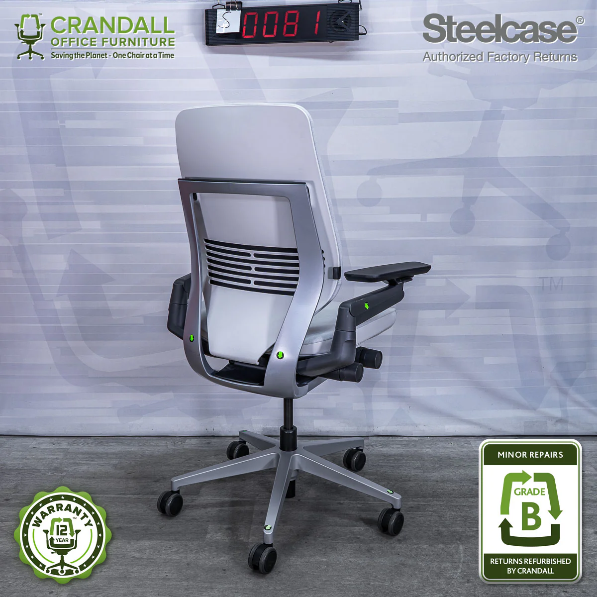 S-0081 - Steelcase Gesture - Grade B - Image 2