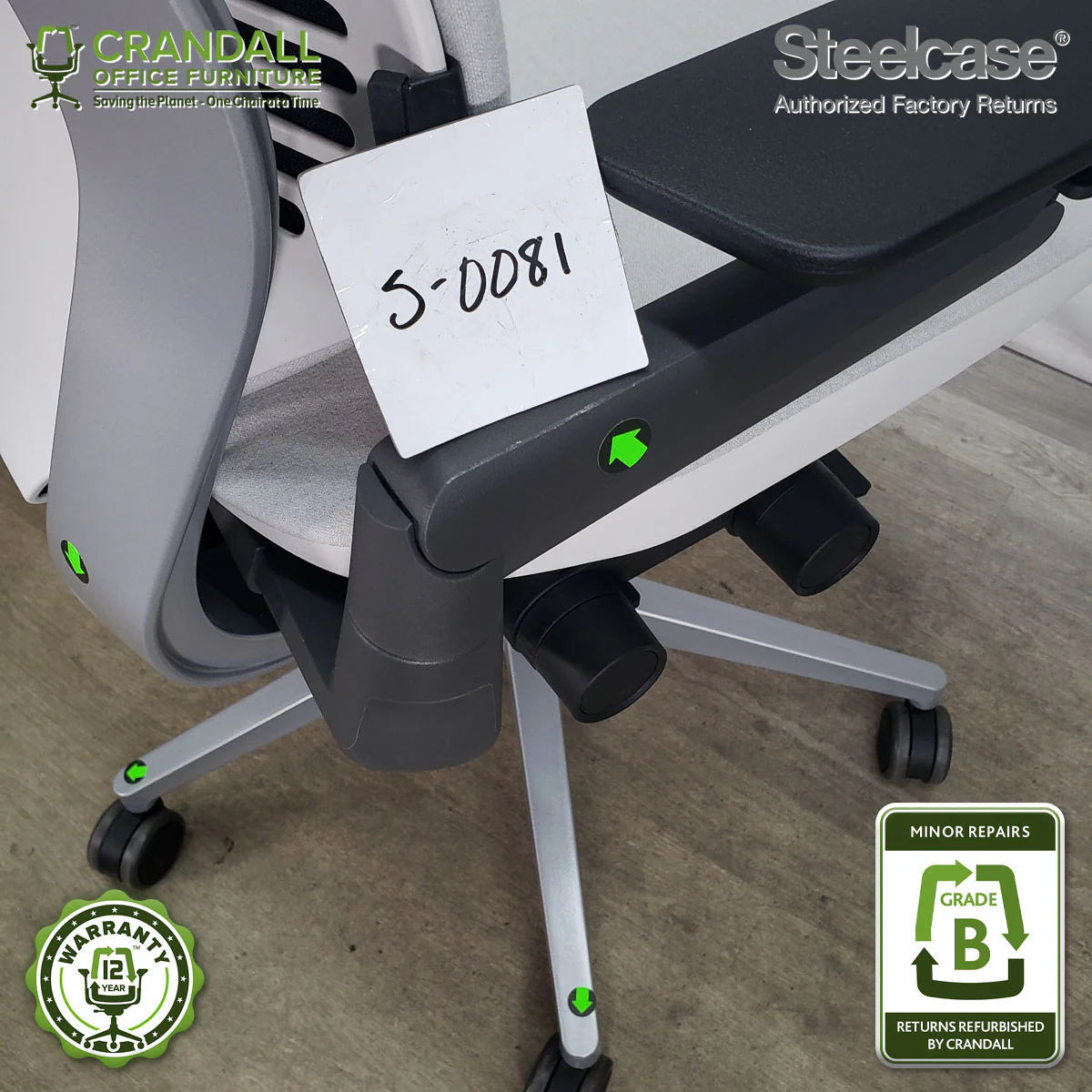 S-0081 - Steelcase Gesture - Grade B - Image 3
