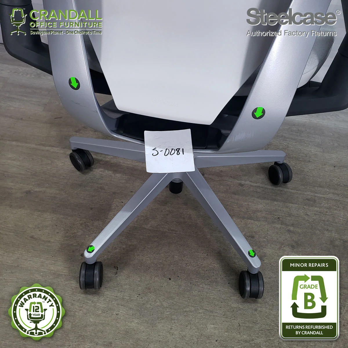 S-0081 - Steelcase Gesture - Grade B - Image 4