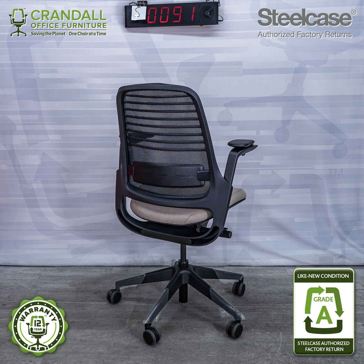 S-0091 - Steelcase Series 1 - Grade A - Image 2