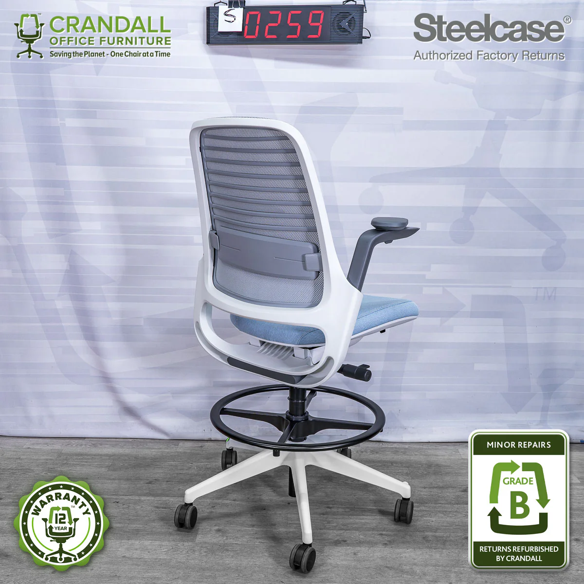 S-0259 - Steelcase Series 1  - Grade B - Image 2