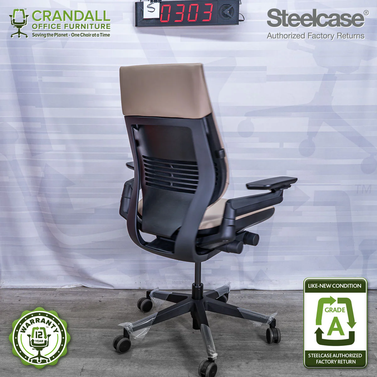 S-0303 - Steelcase Gesture  - Grade A - Image 2
