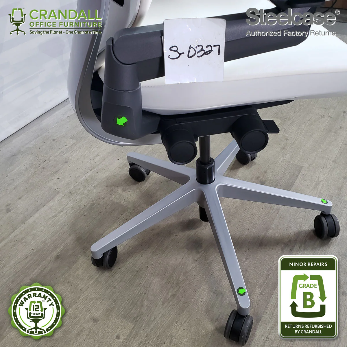 S-0327 - Steelcase Gesture  - Grade B **CLOSEOUT - NO RETURNS** - Image 4