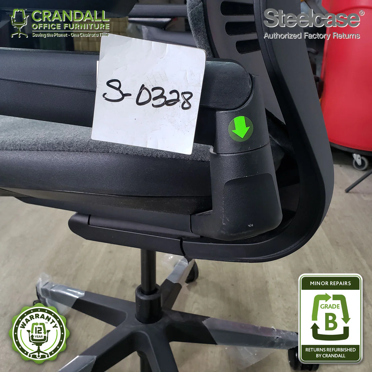 S-0328 - Steelcase Gesture  - Grade B - Image 3