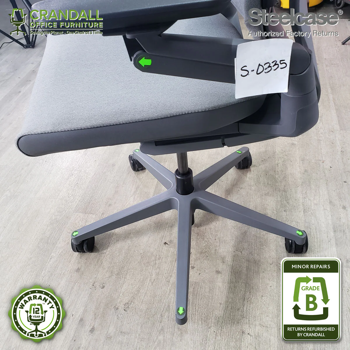 S-0335 - Steelcase Gesture  - Grade B - Image 3