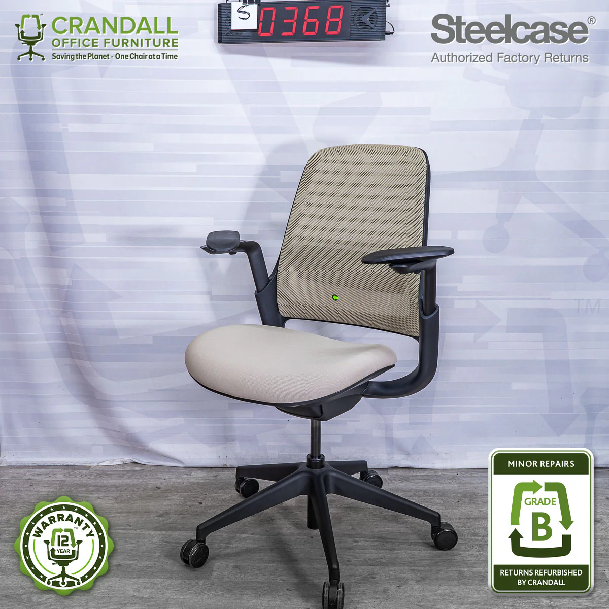 S-0368 - Steelcase Series 1 - Grade B