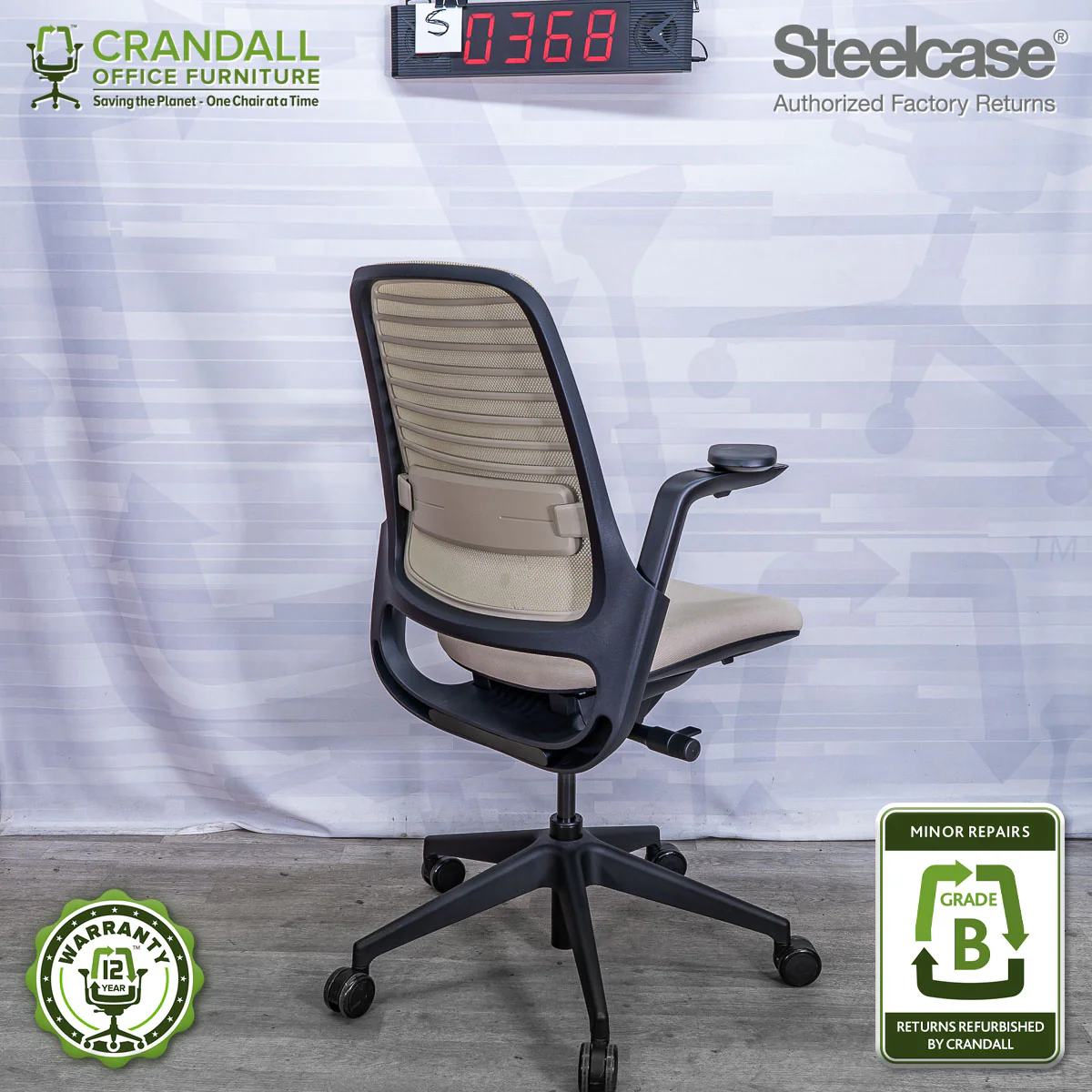 S-0368 - Steelcase Series 1 - Grade B - Image 2