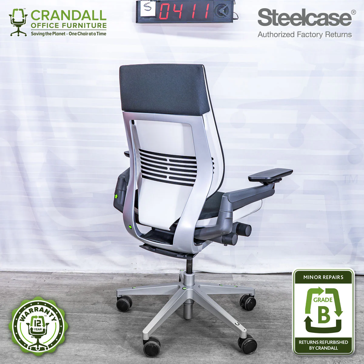 S-0411 - Steelcase Gesture - Grade B - Image 2