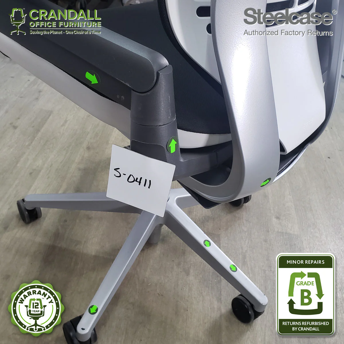 S-0411 - Steelcase Gesture - Grade B - Image 3