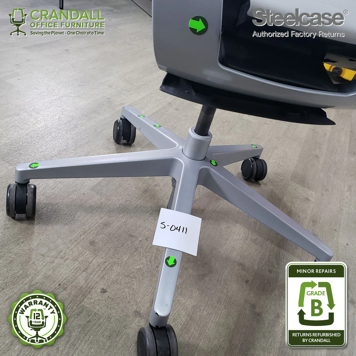 S-0411 - Steelcase Gesture - Grade B - Image 4