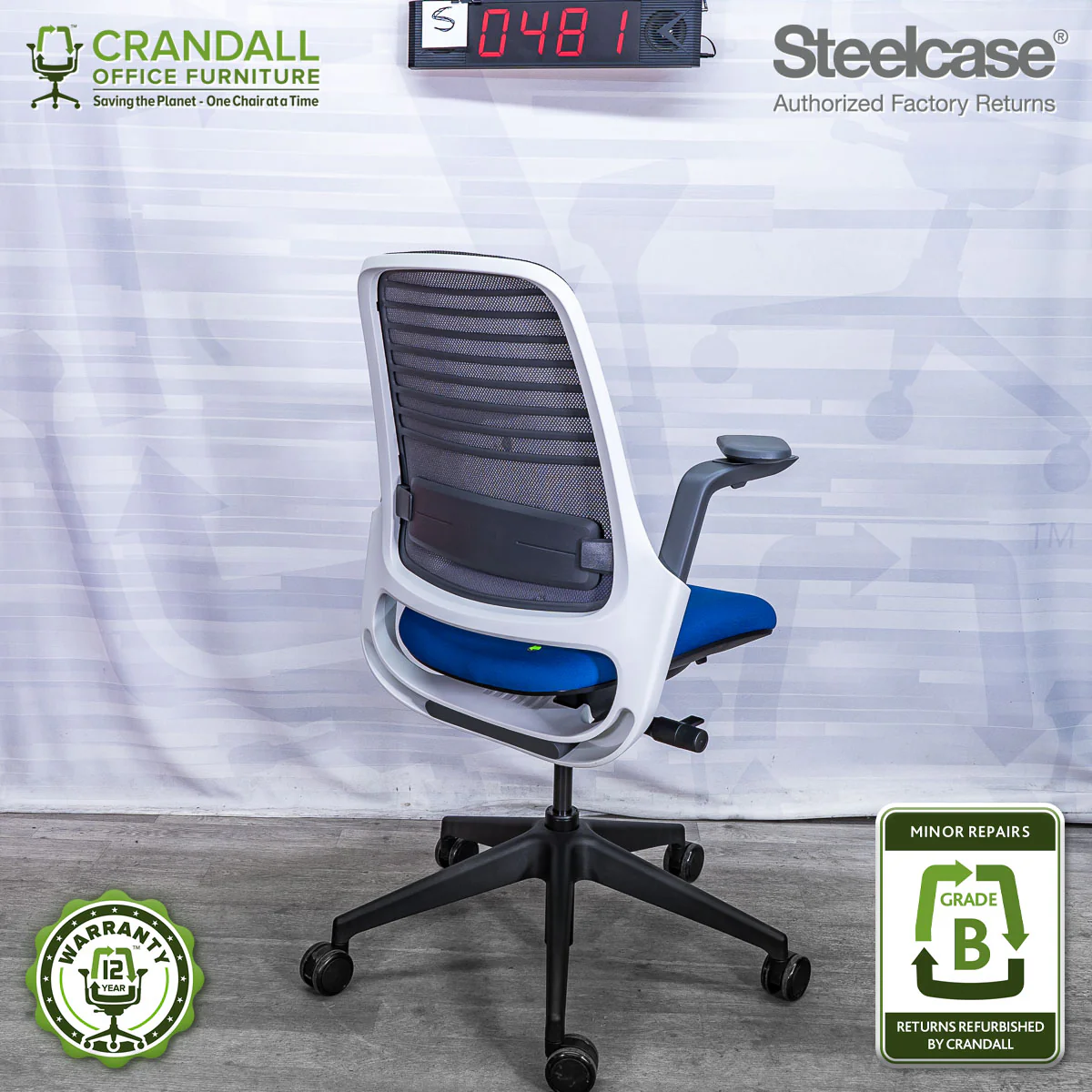 S-0481 - Steelcase Series 1 - Grade B - Image 2