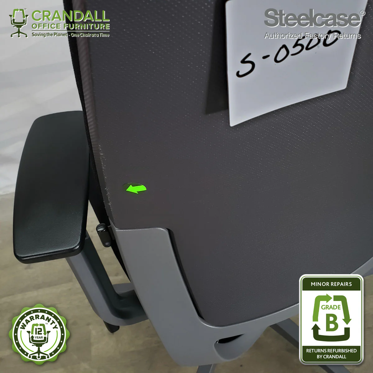 S-0500 - Steelcase Amia - Grade B - Image 4