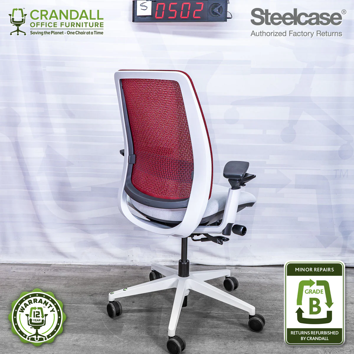 S-0502 - Steelcase Amia - Grade B - Image 2