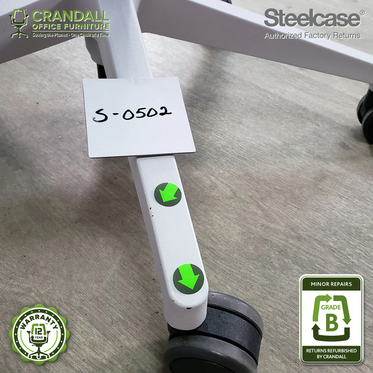 S-0502 - Steelcase Amia - Grade B - Image 4
