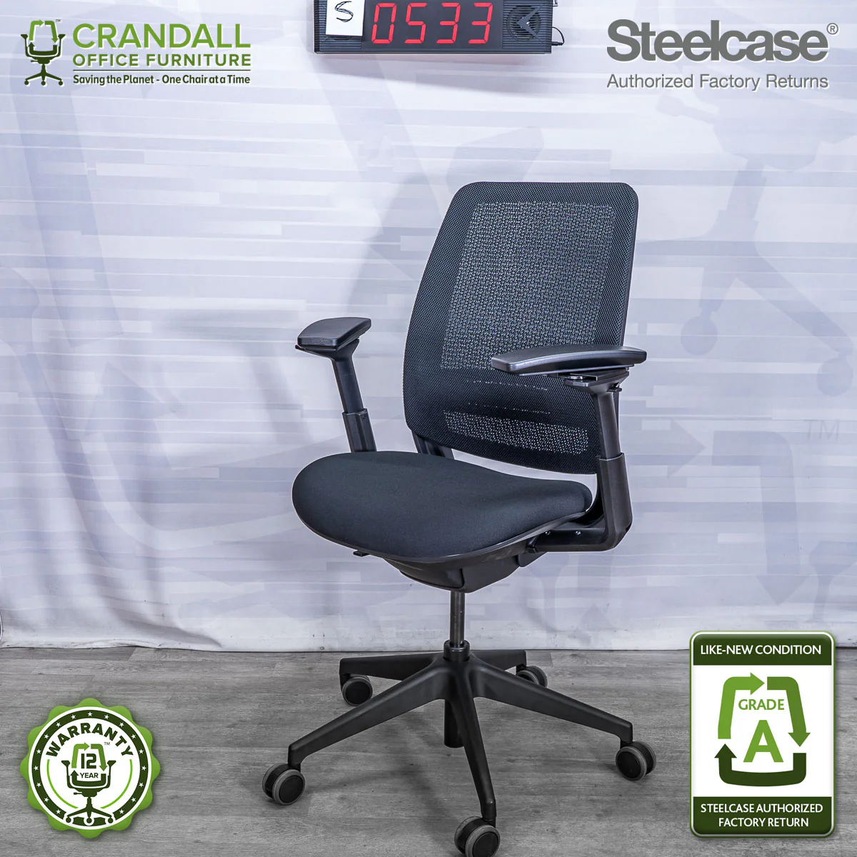 S-0533 - Steelcase Series 2 - Grade A