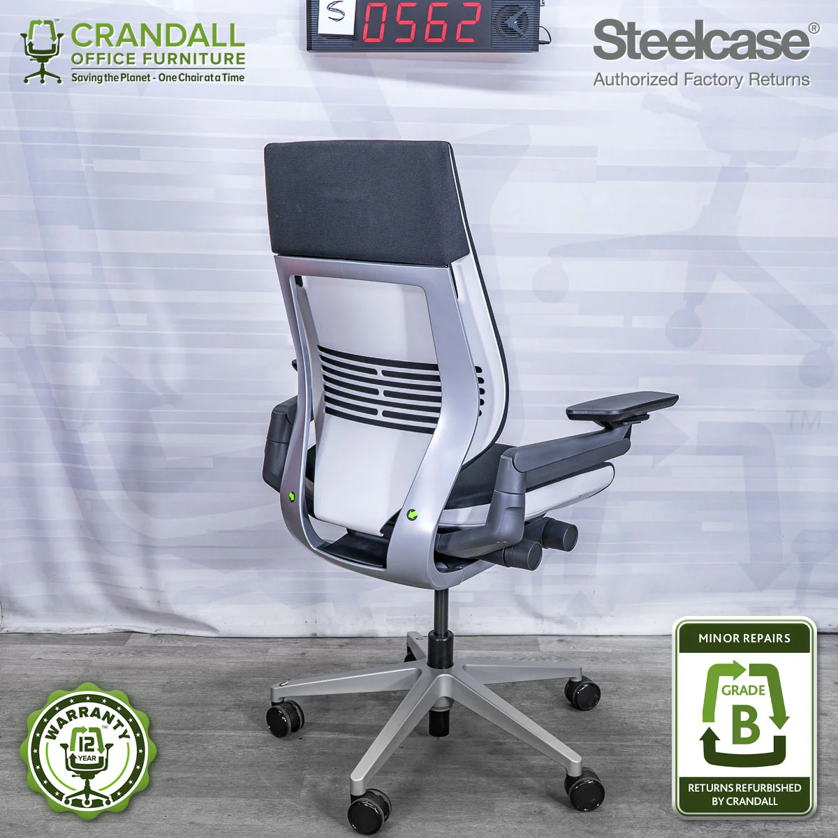 S-0562 - Steelcase Gesture - Grade B - Image 2