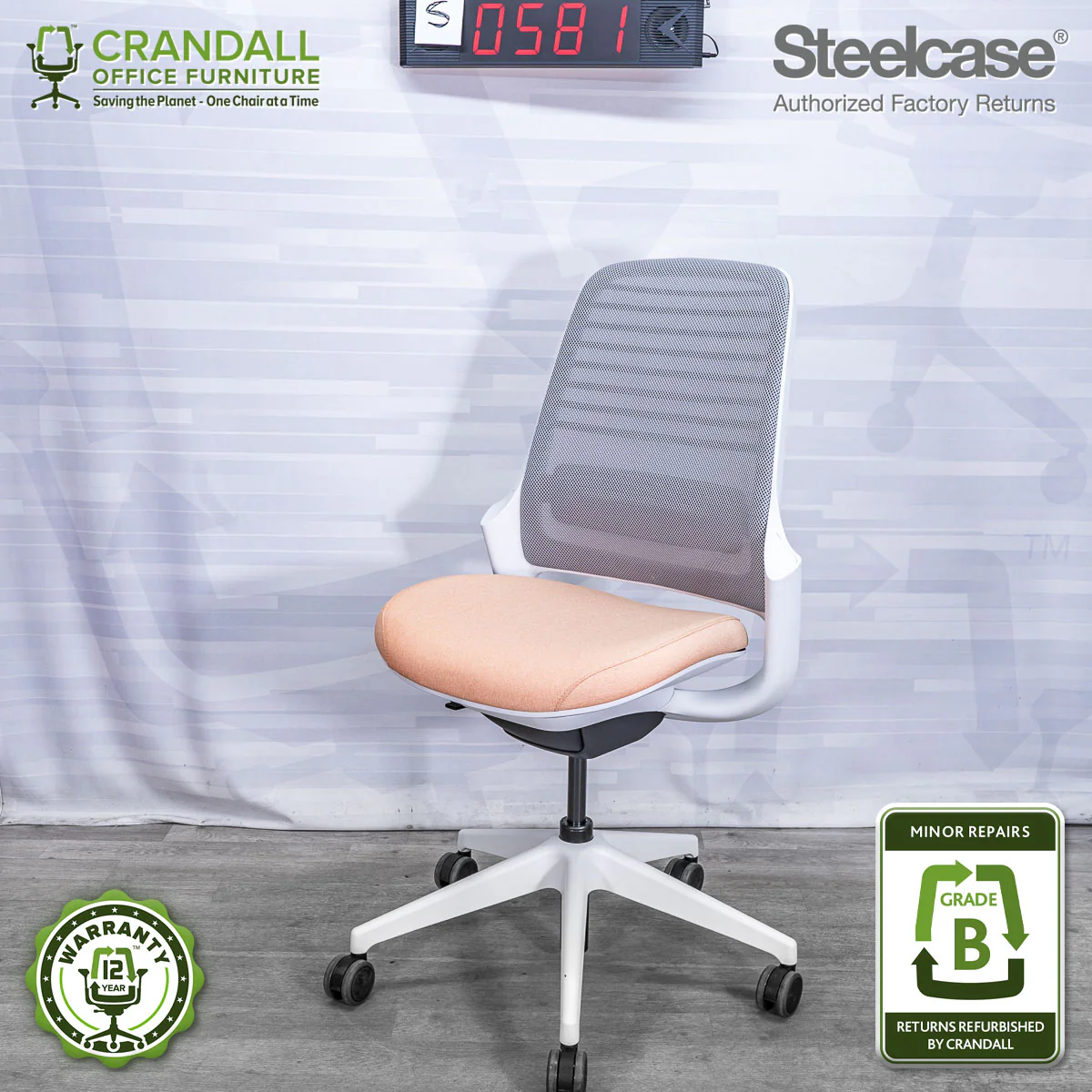 S-0581 - Steelcase Series 1 - Grade B