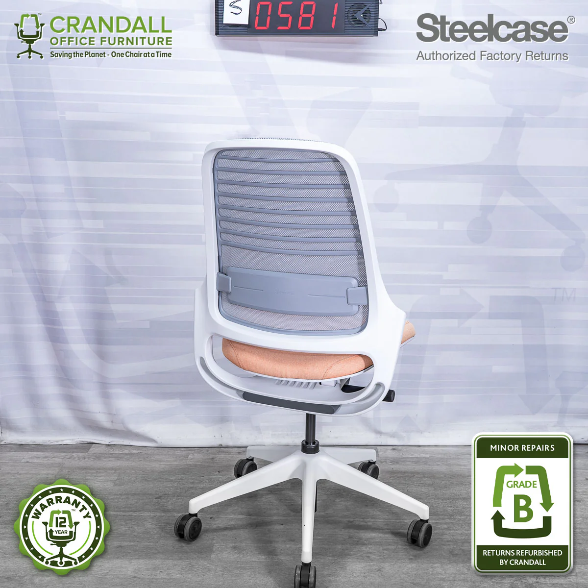 S-0581 - Steelcase Series 1 - Grade B - Image 2
