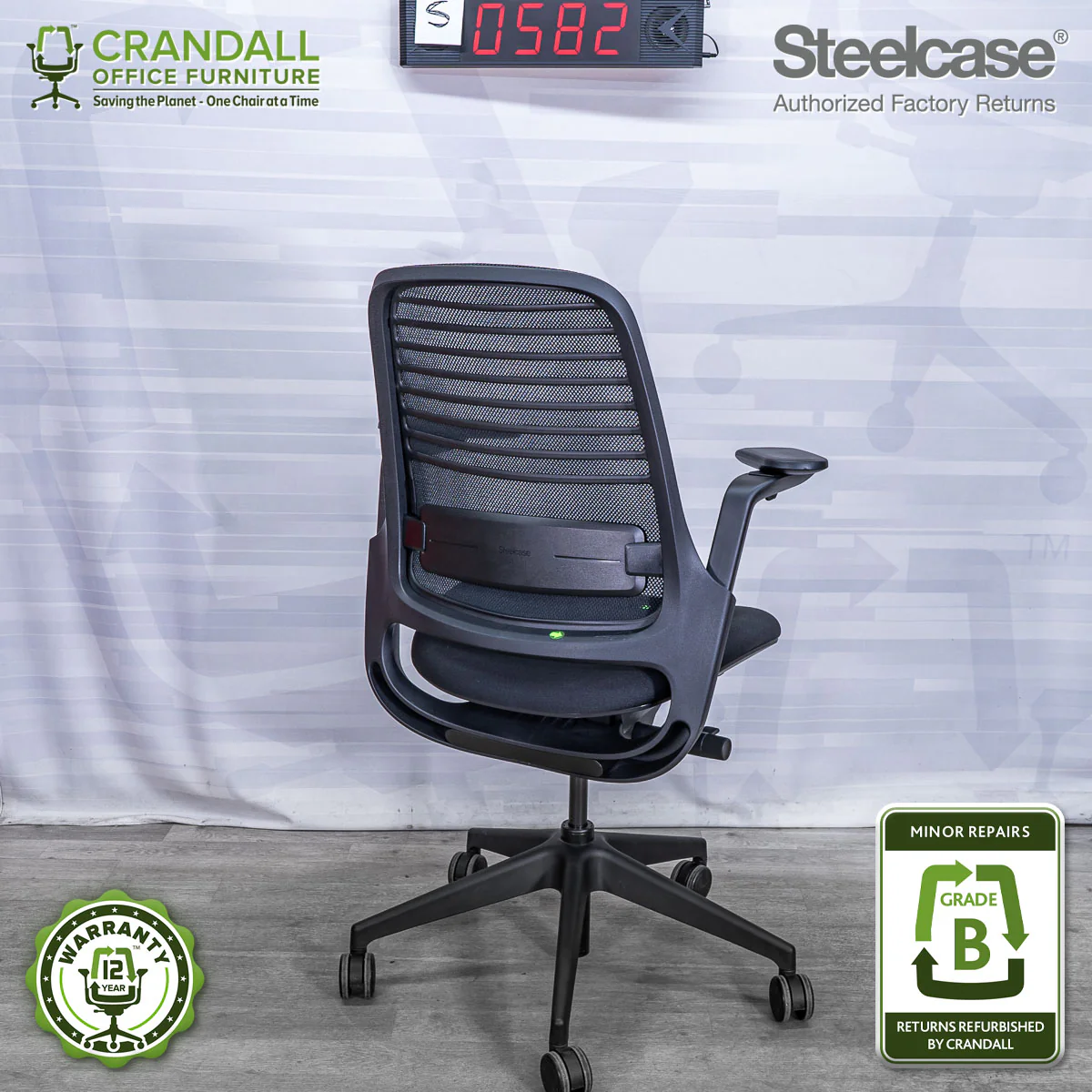 S-0582 - Steelcase Series 1 - Grade B - Image 2