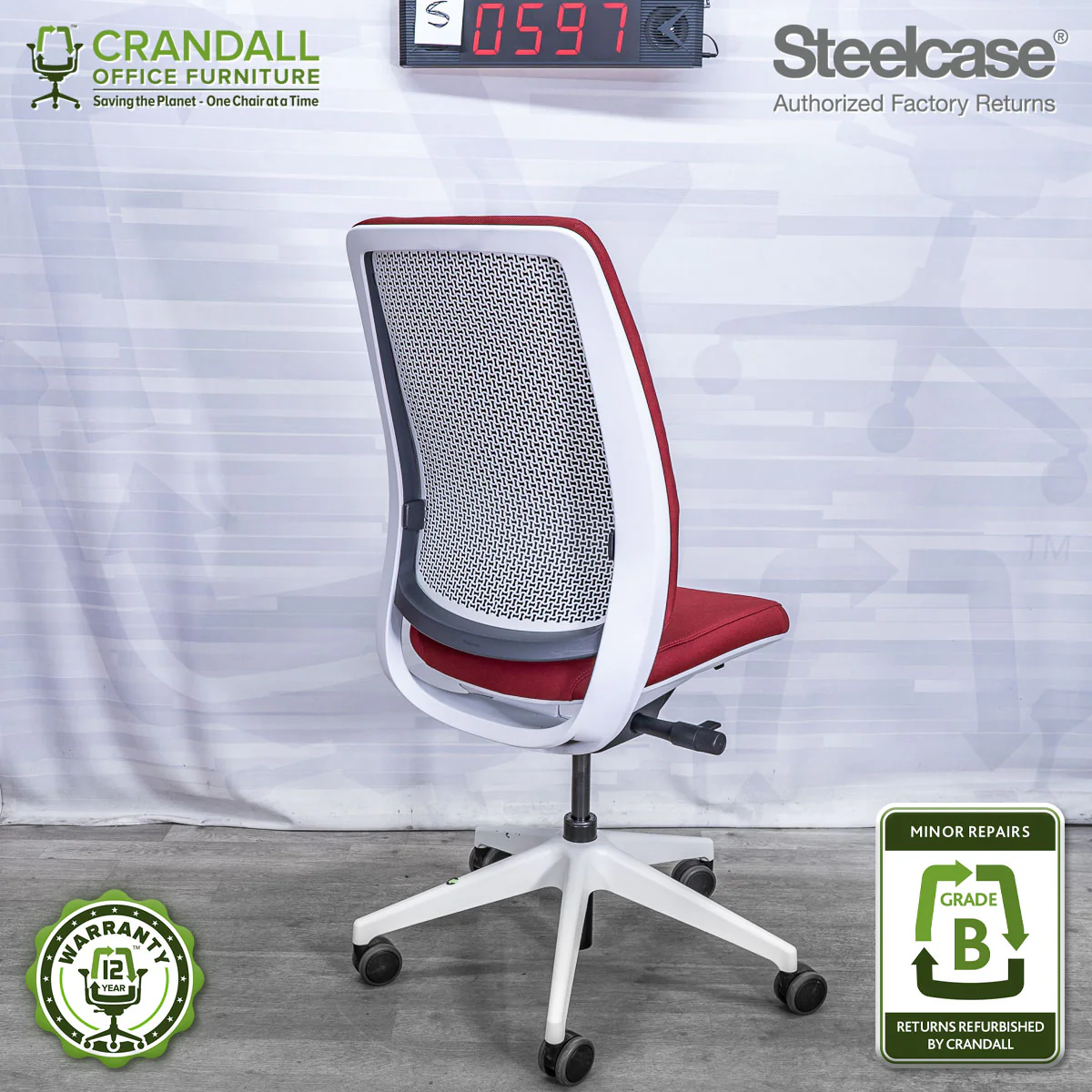 S-0597 - Steelcase Series 2 - Grade B - Image 2