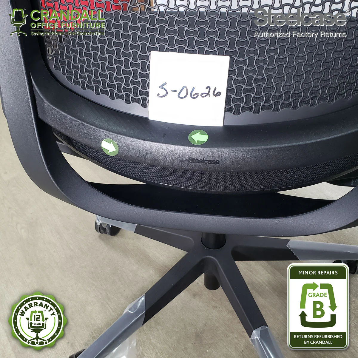 S-0626 - Steelcase Amia - Grade B - Image 3