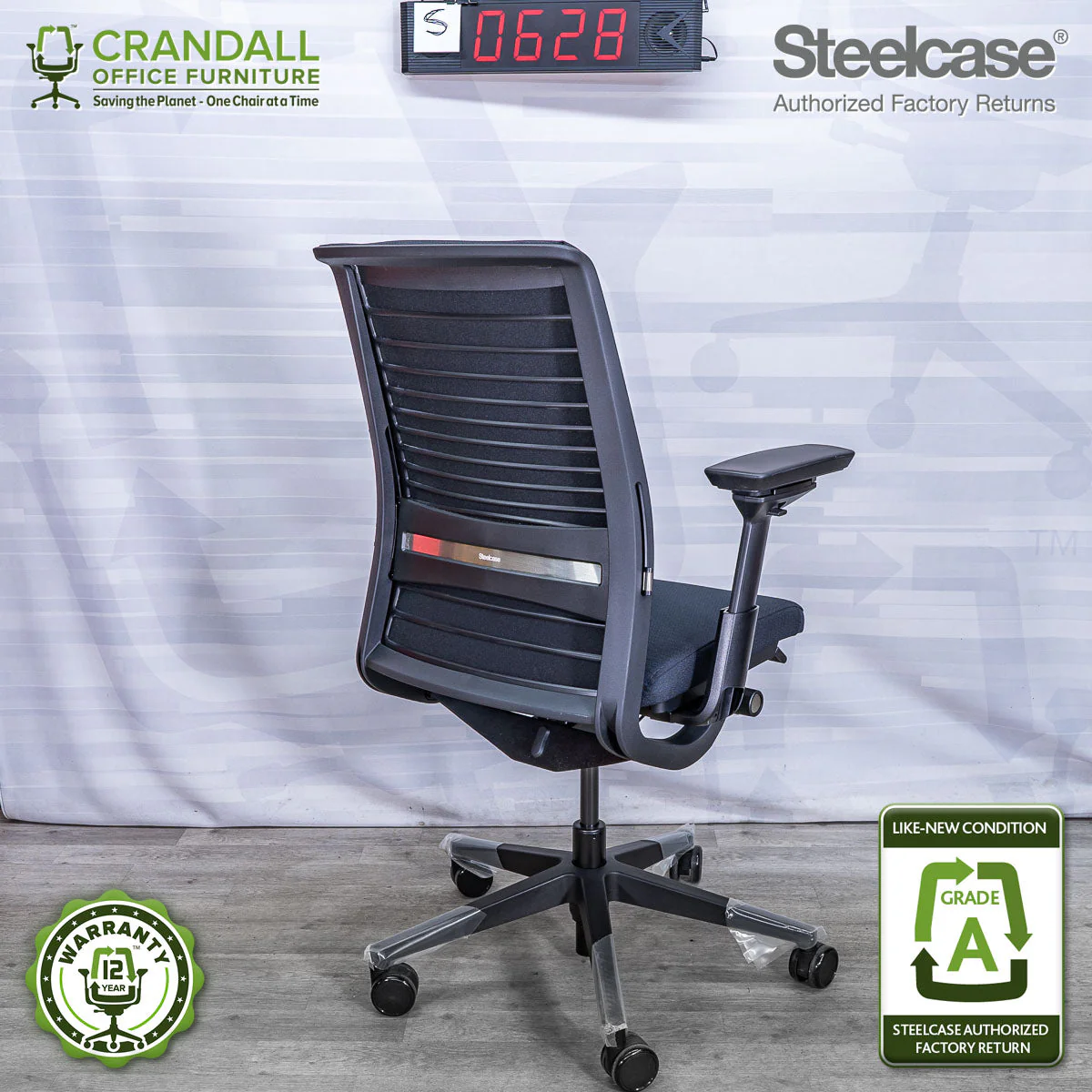 S-0628 - Steelcase V2 Think - Grade A - Image 2