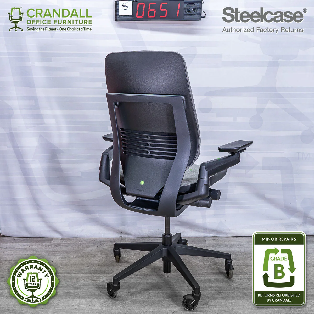 S-0651 - Steelcase Gesture - Grade B - Image 2