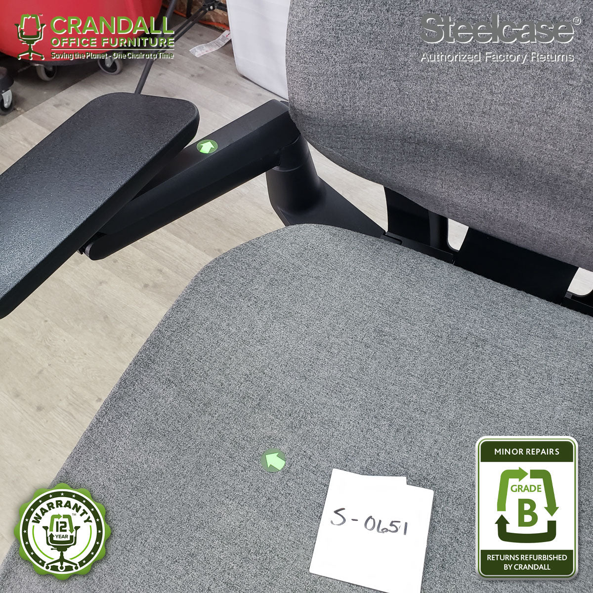 S-0651 - Steelcase Gesture - Grade B - Image 3
