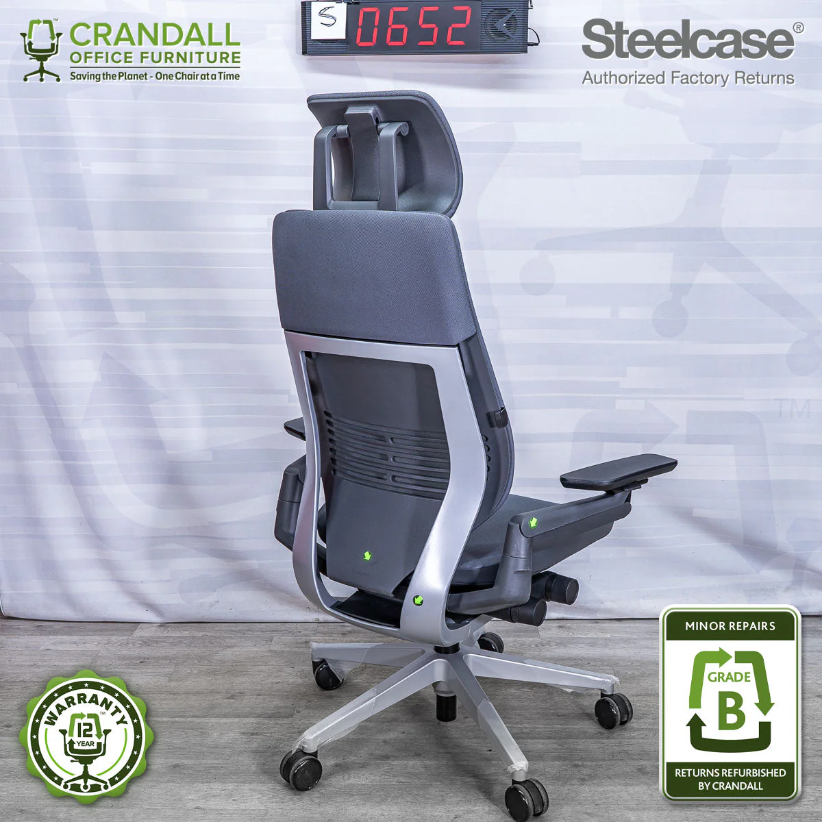S-0652 - Steelcase Gesture - Grade B - Image 2