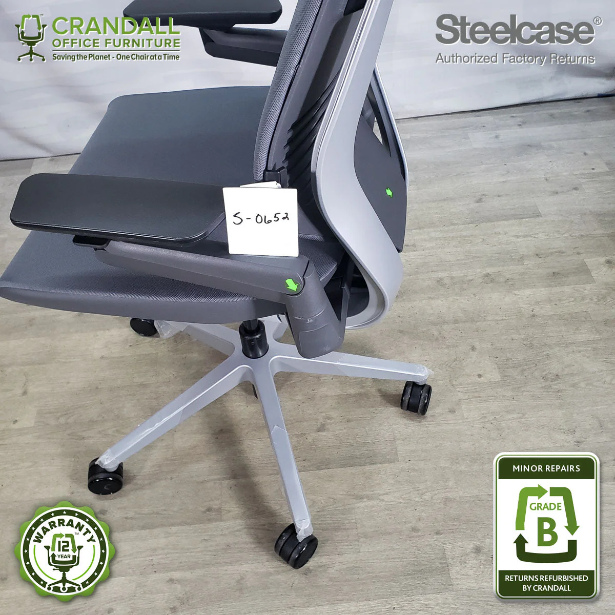 S-0652 - Steelcase Gesture - Grade B - Image 3