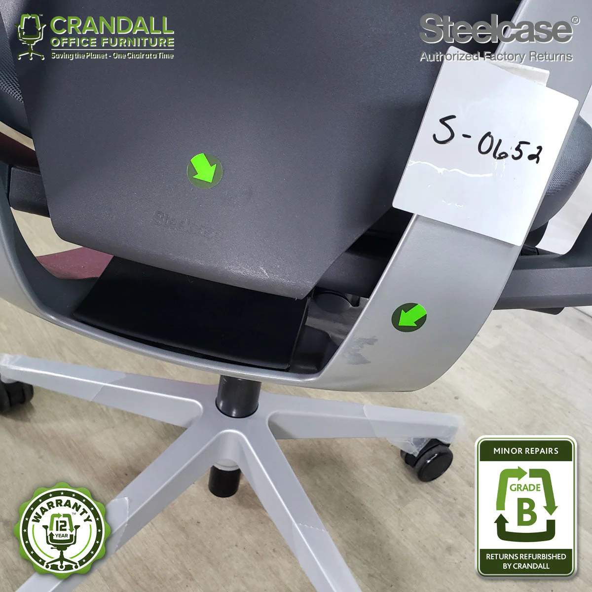 S-0652 - Steelcase Gesture - Grade B - Image 4