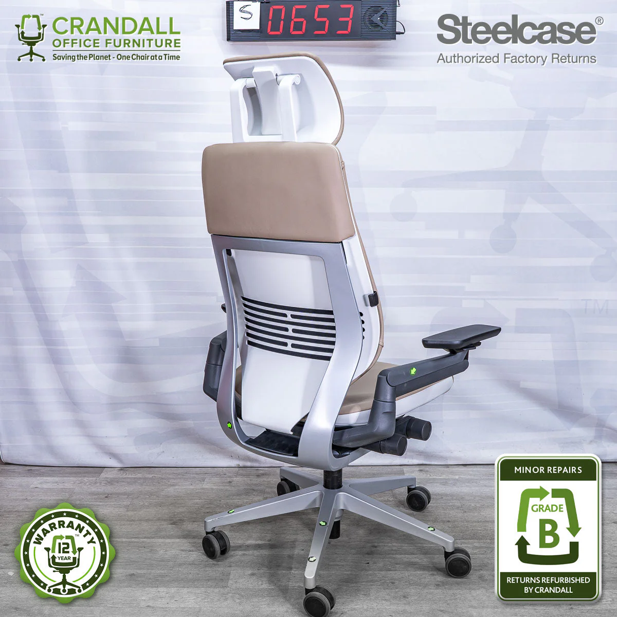 S-0653 - Steelcase Gesture - Grade B - Image 2