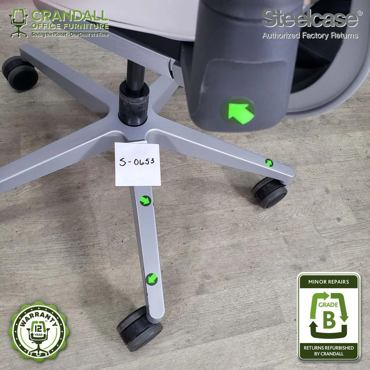S-0653 - Steelcase Gesture - Grade B - Image 3