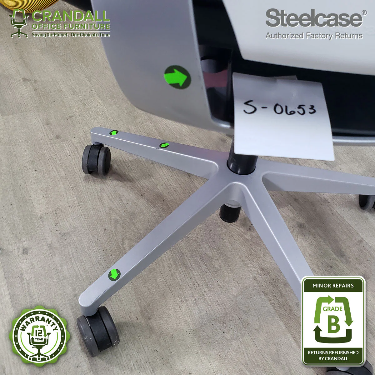 S-0653 - Steelcase Gesture - Grade B - Image 4