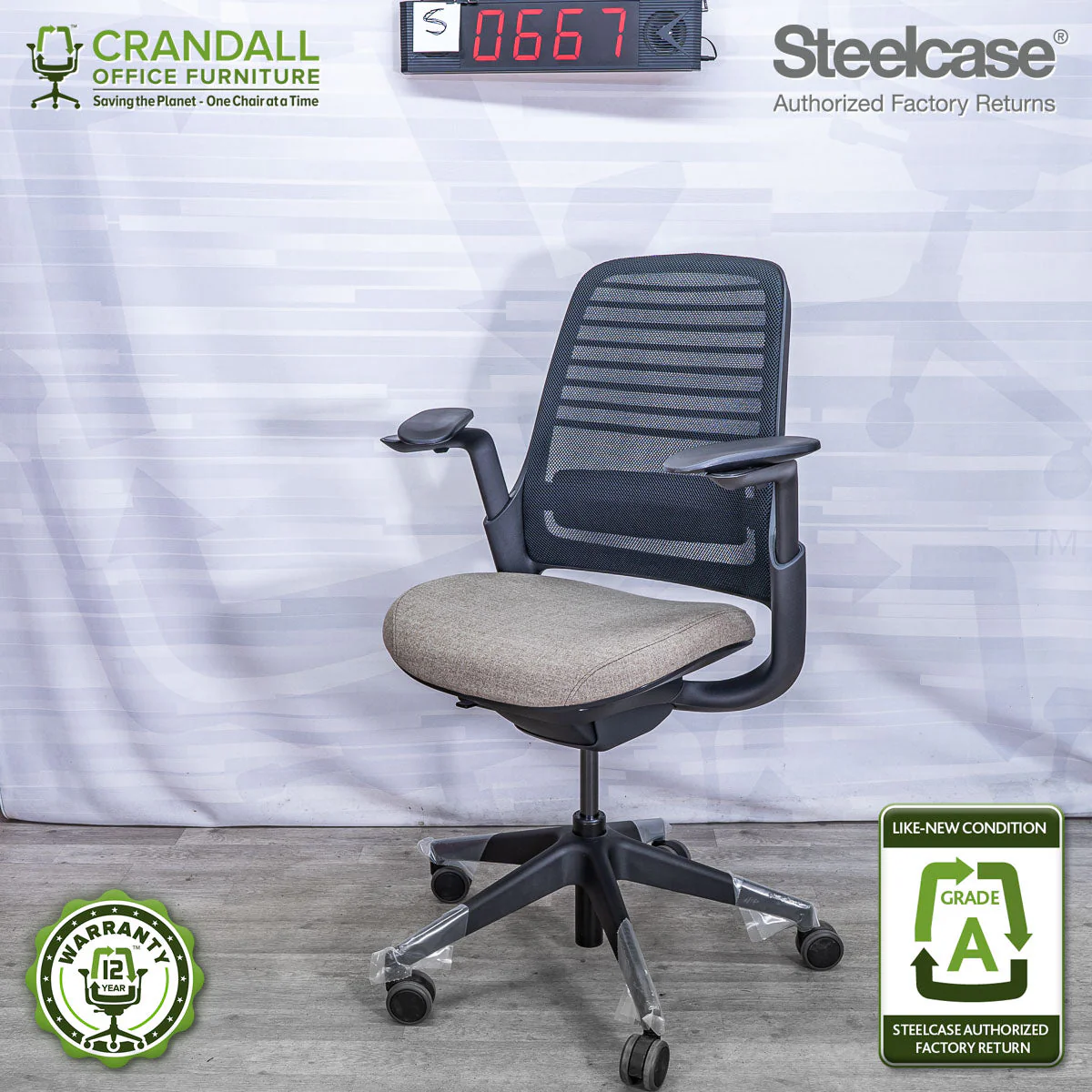 S-0667 - Steelcase Series 1 - Grade A