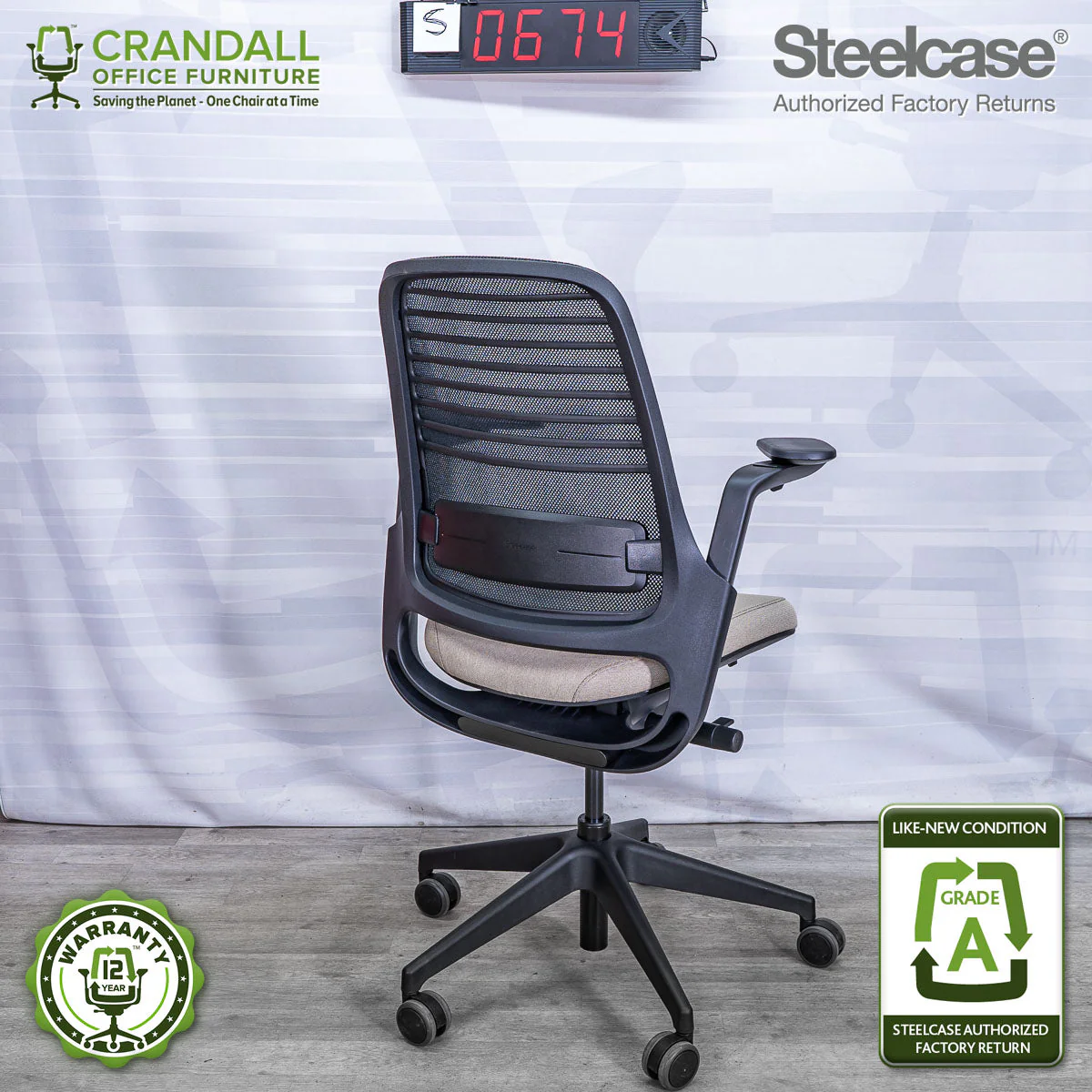 S-0674 - Steelcase Series 1 - Grade A - Image 2