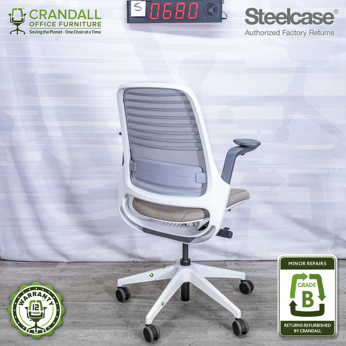 S-0680 - Steelcase Series 1 - Grade B - Image 2