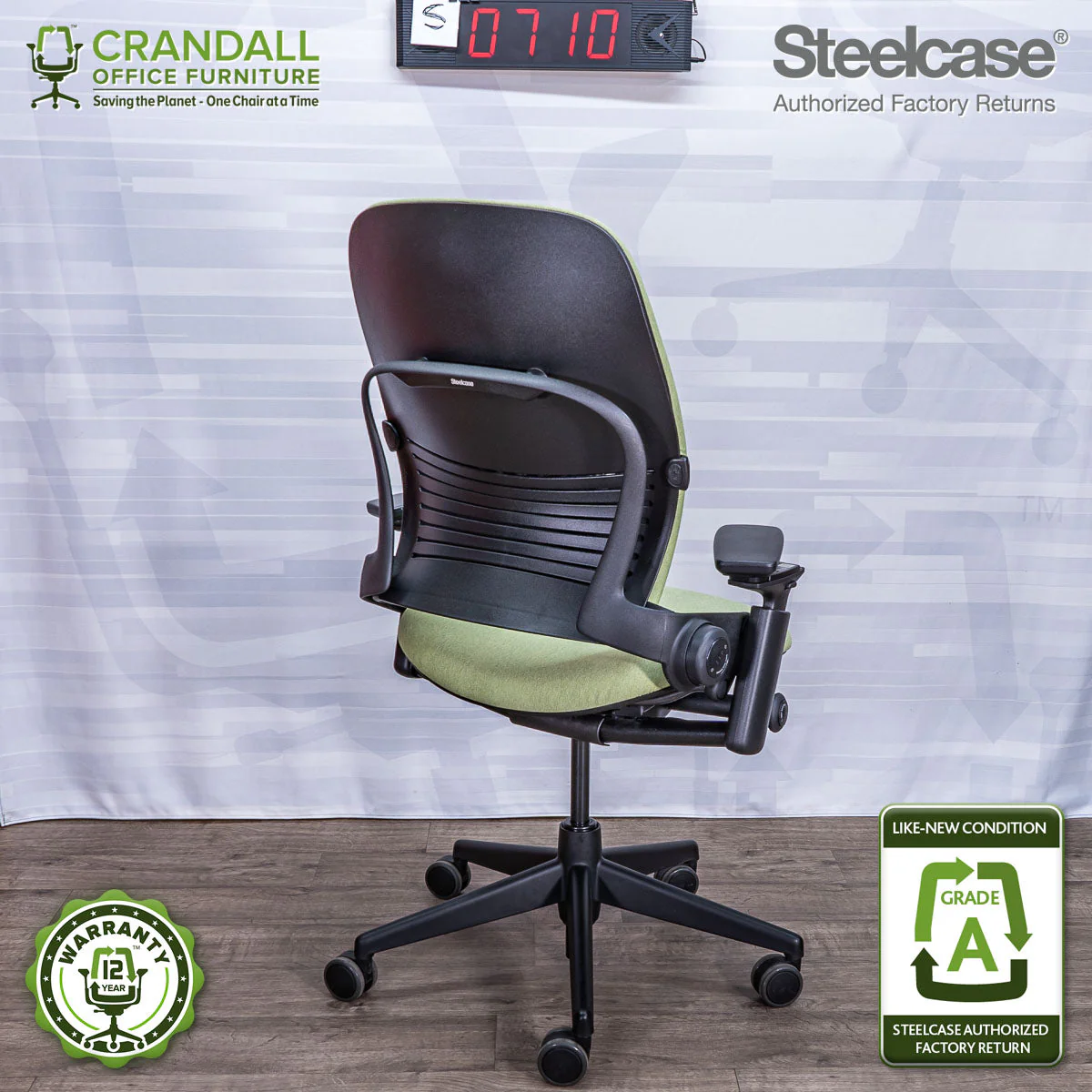 S-0710 - Steelcase V2 Leap - Grade A - Image 2
