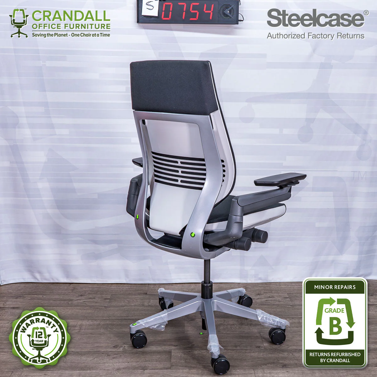 S-0754 - Steelcase Gesture - Grade B - Image 2