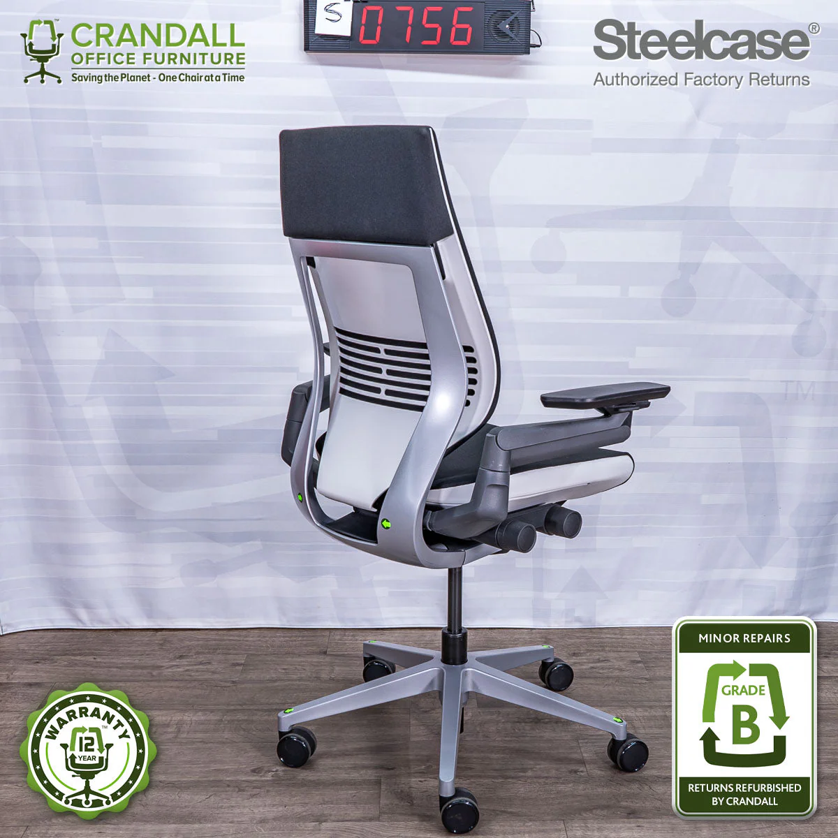 S-0756 - Steelcase Gesture - Grade B - Image 2